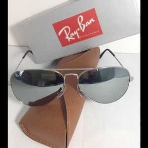 RAY BAN Aviator 003 40 W3277-Silver-Frame Mirror